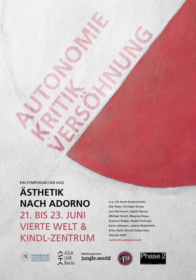 Ästhetik nach Adorno.